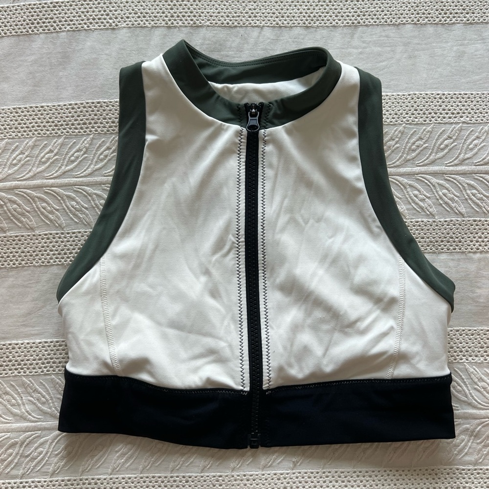 Bandier x Solid & Striped Treck High Neck Bra